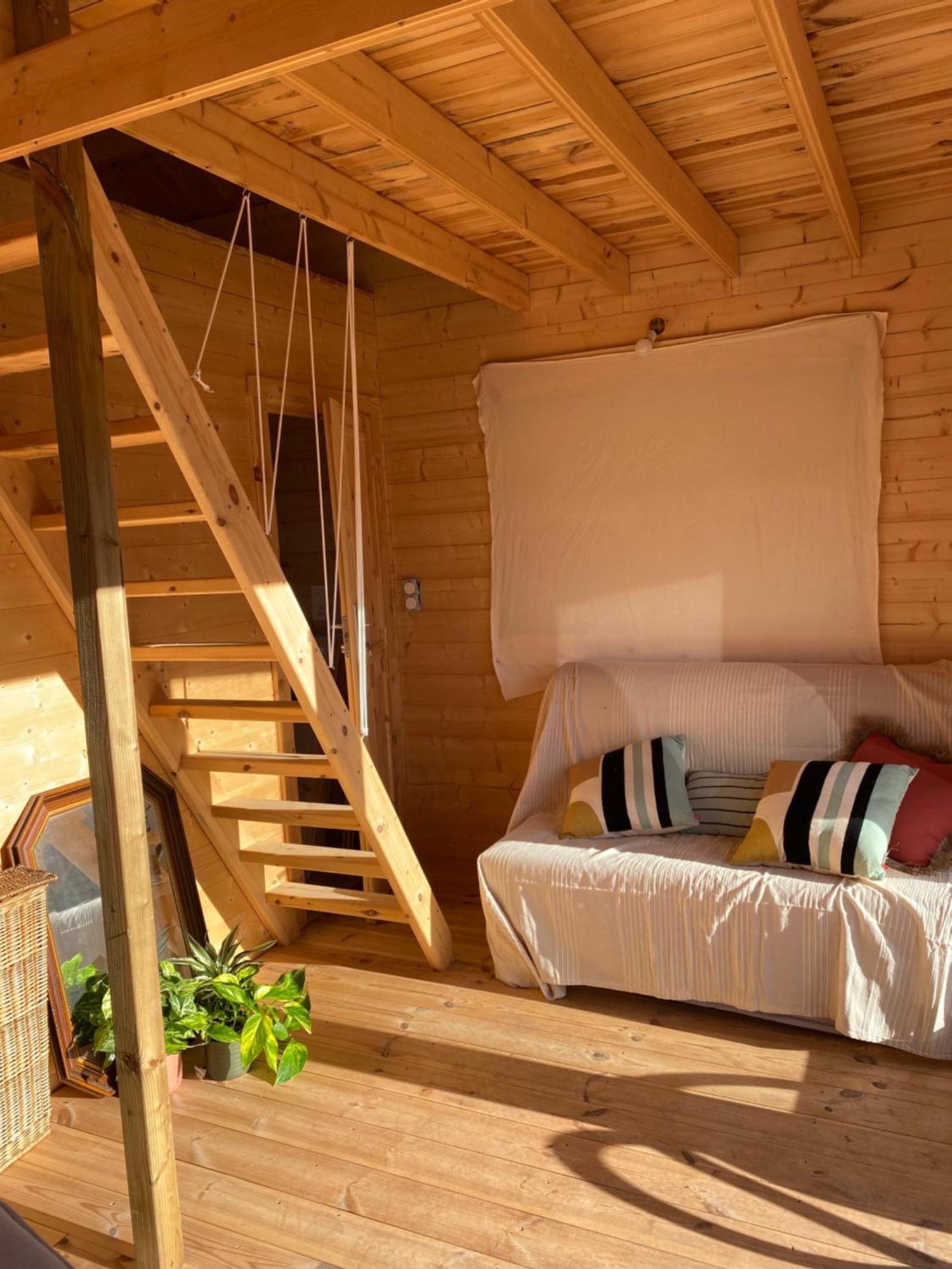 Maison En Bois 1 Chambre 4 Couchages Type Tiny House Гранвиль Экстерьер фото