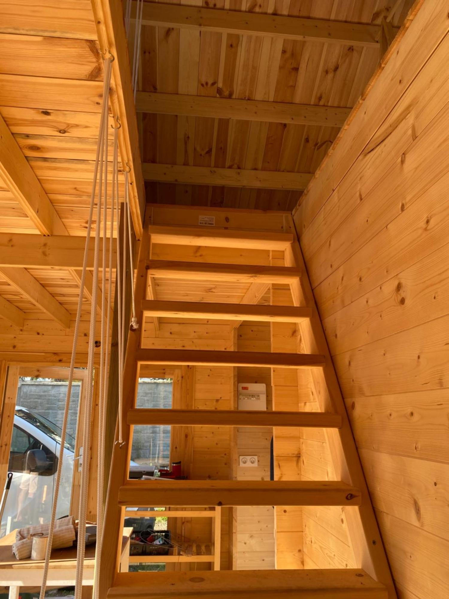 Maison En Bois 1 Chambre 4 Couchages Type Tiny House Гранвиль Экстерьер фото